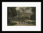 Nuns and Schoolgirls in the Tuileries Gardens, Paris, 1870s-1880s by Stanislas Lepine