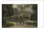 Nuns and Schoolgirls in the Tuileries Gardens, Paris, 1870s-1880s by Stanislas Lepine