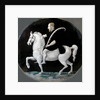 King Henry II of France on horseback (Plate), Mid of 16th cen by Léonard Limousin