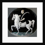 King Henry II of France on horseback (Plate), Mid of 16th cen by Léonard Limousin