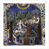 The creation of Eve from the body of the sleeping Adam (From De cleres et nobles femmes by Giovanni Boccaccio), 1450-1475 by Maître François
