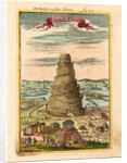 Tower of Babel, 1719 by Alain Manesson Mallet