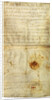 Diploma of Philip I in favor of the Abbey of St. Crépin in Soissons, with signature by Anne of Kiev, Queen of France, 1063 by Medieval Document