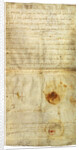 Diploma of Philip I in favor of the Abbey of St. Crépin in Soissons, with signature by Anne of Kiev, Queen of France, 1063 by Medieval Document