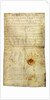 Diploma of Philip I in favor of the Abbey of St. Crépin in Soissons, with signature by Anne of Kiev, Queen of France, 1063 by Medieval Document