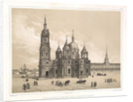 View of the Saint Isaacs Cathedral at the Time of Catherine II by Auguste de Montferrand