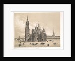 View of the Saint Isaacs Cathedral at the Time of Catherine II by Auguste de Montferrand