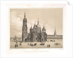 View of the Saint Isaacs Cathedral at the Time of Catherine II by Auguste de Montferrand