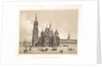View of the Saint Isaacs Cathedral at the Time of Catherine II by Auguste de Montferrand