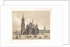 View of the Saint Isaacs Cathedral at the Time of Catherine II by Auguste de Montferrand