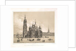 View of the Saint Isaacs Cathedral at the Time of Catherine II by Auguste de Montferrand