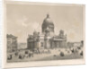 Saint Isaacs Cathedral As Seen From The Admiralteysky Prospekt by Auguste de Montferrand