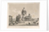 Saint Isaacs Cathedral As Seen From The Admiralteysky Prospekt by Auguste de Montferrand