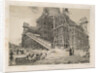 View of the Cathedral surrounded by wooden scaffolding by Auguste de Montferrand