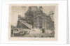 View of the Cathedral surrounded by wooden scaffolding by Auguste de Montferrand