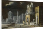 Fantastic Ruins with Saint Augustine and the Child, 1623 by François de Nomé