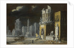 Fantastic Ruins with Saint Augustine and the Child, 1623 by François de Nomé