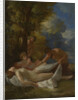 Nymph with Satyrs, ca 1627 by Nicolas Poussin