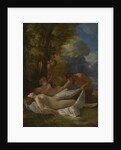 Nymph with Satyrs, ca 1627 by Nicolas Poussin