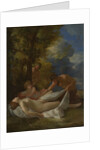 Nymph with Satyrs, ca 1627 by Nicolas Poussin
