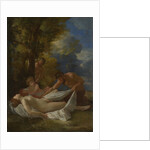Nymph with Satyrs, ca 1627 by Nicolas Poussin