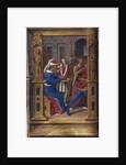 Pilate washes his hands (from Lettres bâtardes), ca 1490-1510 by Jean Poyet