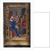Pilate washes his hands (from Lettres bâtardes), ca 1490-1510 by Jean Poyet