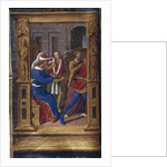 Pilate washes his hands (from Lettres bâtardes), ca 1490-1510 by Jean Poyet