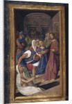 The Resurrection of Lazarus (from Lettres bâtardes), ca 1490-1510 by Jean Poyet