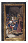 The Resurrection of Lazarus (from Lettres bâtardes), ca 1490-1510 by Jean Poyet