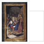 The Resurrection of Lazarus (from Lettres bâtardes), ca 1490-1510 by Jean Poyet