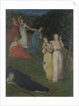 Death and the Maiden, before 1872 by Pierre Cécil Puvis de Chavannes