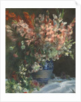Gladioli in a Vase, c. 1875 by Pierre Auguste Renoir