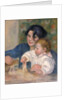 Gabrielle Renard and infant son, Jean by Pierre-Auguste Renoir