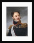 Portrait of Count Mikhail Fyodorovich Orlov, ca 1818 by Henri-Françoiss Riesener