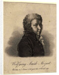 Portrait of the composer Wolfgang Amadeus Mozart, after 1824 by Pierre Alexandre Tardieu