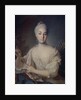 Portrait of Countess Anna Vorontsova, ca 1758 by Louis Tocqué