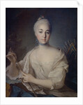 Portrait of Countess Anna Vorontsova, ca 1758 by Louis Tocqué