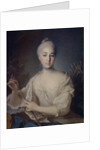 Portrait of Countess Anna Vorontsova, ca 1758 by Louis Tocqué