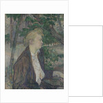 Woman seated in a Garden, 1891 by Henri de Toulouse-Lautrec