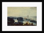 Tsarskoye Selo. The Chesme Column, 1780s by Jean Balthazard de la Traverse