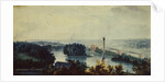 Tsarskoye Selo. The Chesme Column, 1780s by Jean Balthazard de la Traverse