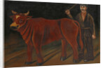 Farmer with Bull, 1916 by Niko Pirosmani