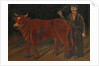 Farmer with Bull, 1916 by Niko Pirosmani