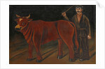 Farmer with Bull, 1916 by Niko Pirosmani
