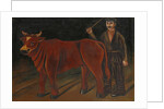 Farmer with Bull, 1916 by Niko Pirosmani