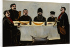 Six Princes (Feast), 1905-1907 by Niko Pirosmani