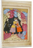 Illustration to the epic poem The Knight in the Panthers Skin by Shota Rustaveli, 18th century by E. Ts. Tseretliseuli