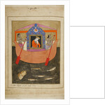 Illustration to the epic poem The Knight in the Panthers Skin by Shota Rustaveli, 18th century by E. Ts. Tseretliseuli