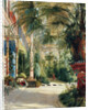 The Interior of the Palm House, 1832-1833 by Carl Blechen